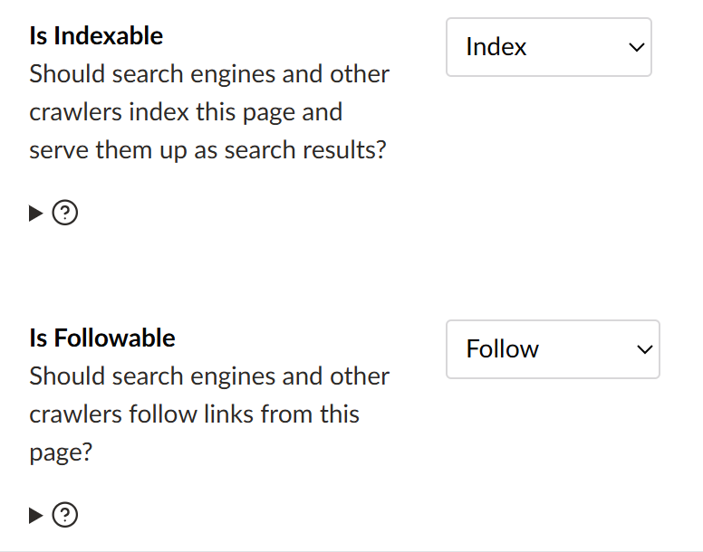 A screen capture of the markdown rendered in the backoffice with a user clicking on the question-mark help icon to expand further details.